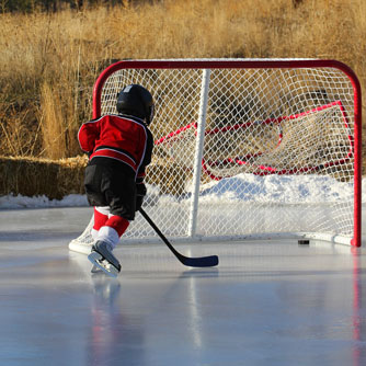 A hockey rink